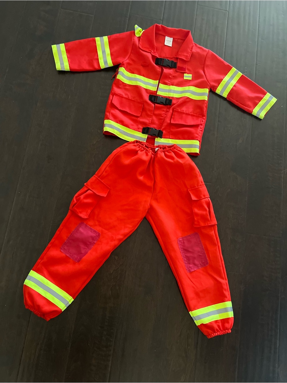 Kids Fire Chief Costume Jacket & Pants Set